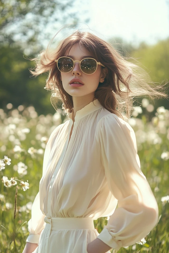 Soft Pastel Blouses for Easter Spring Looks - photo 4