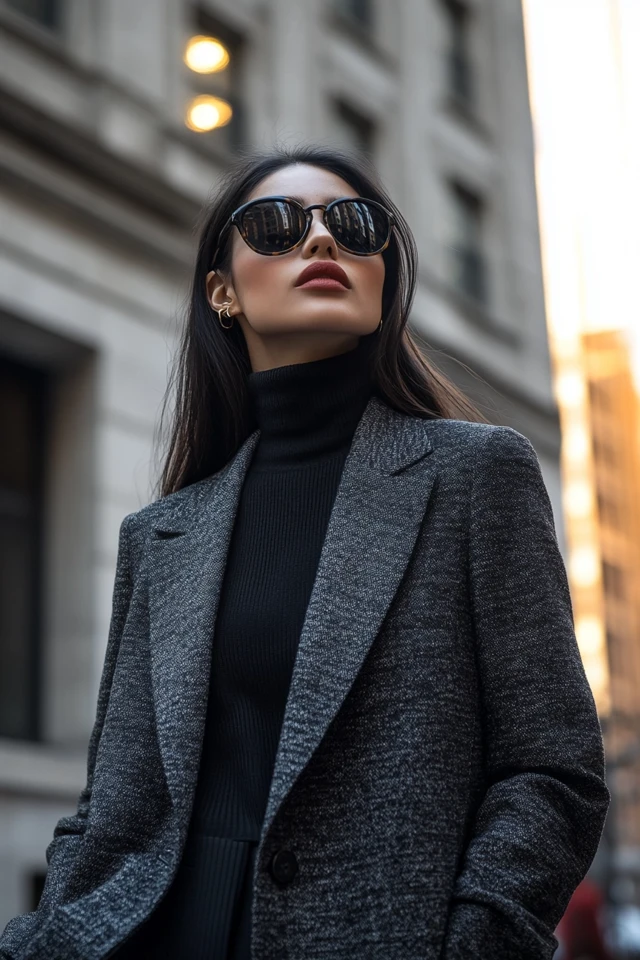 Warm Wool Blazers for Polished Fall Outfits - photo 4