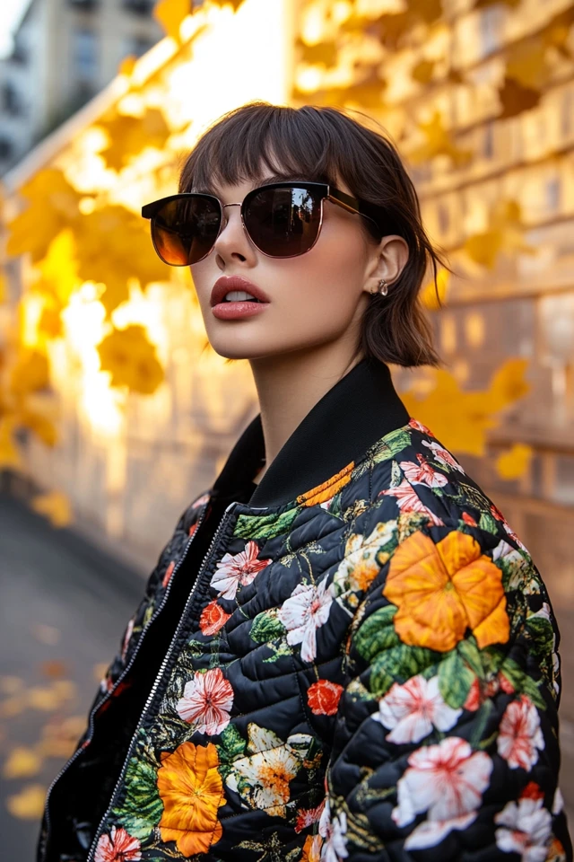 Quilted Jackets with Bold Prints for Fall Statements - photo 4