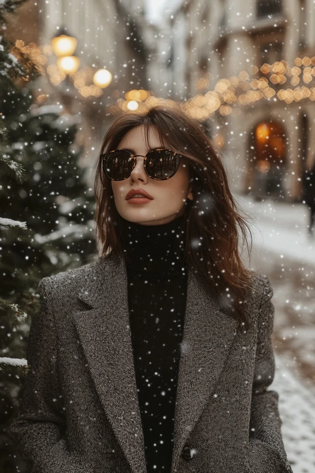 Fitted Turtleneck Tops for Sleek Winter Looks - photo 4