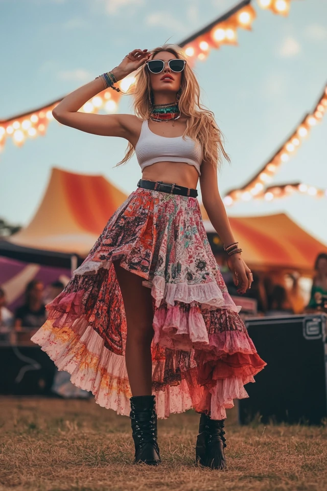 Tiered Skirts for Festival-Ready Fashion - photo 4