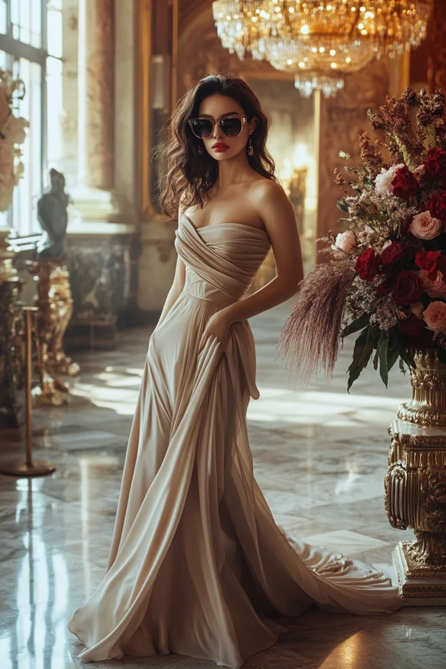 Draped Off-Shoulder Gowns for Formal Events - photo 4