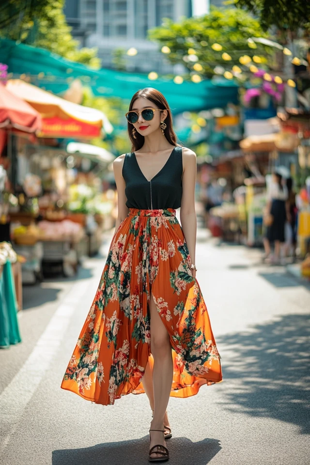 Relaxed Swing Skirts with Pockets: The Perfect Blend of Style and Practicality - photo 4
