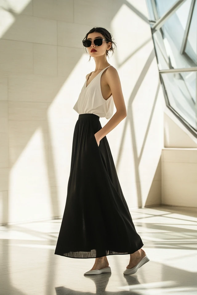 Minimalist Slip Skirts for Understated Sophistication: Effortless Elegance in Every Step - photo 4