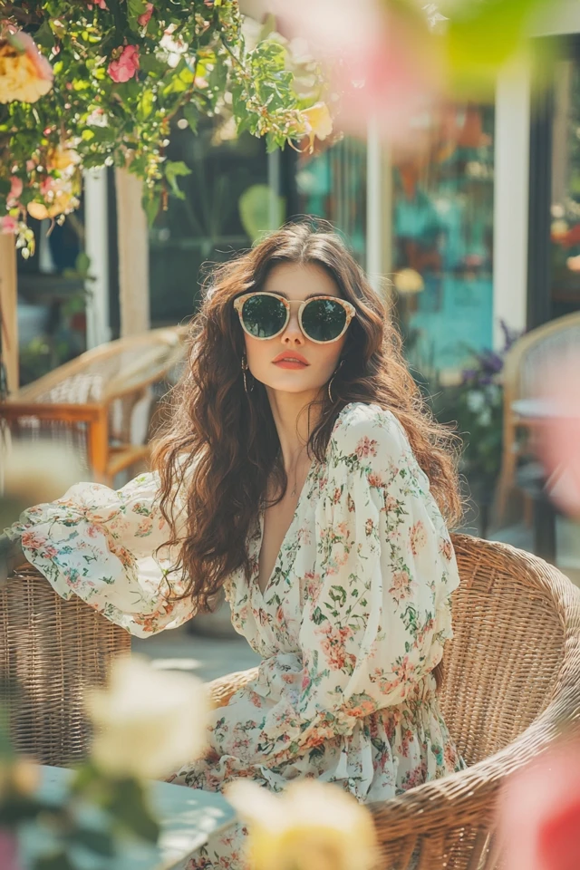 Stylish Springtime Brunch Looks with Floral Patterns: Effortless Elegance for the Season - photo 4