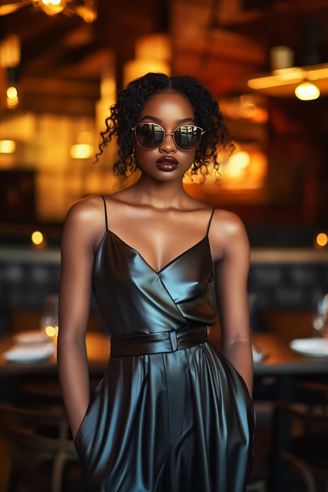 Effortless Wine and Dine Evening Looks with Satin Tops: Sophistication Made Simple - photo 4