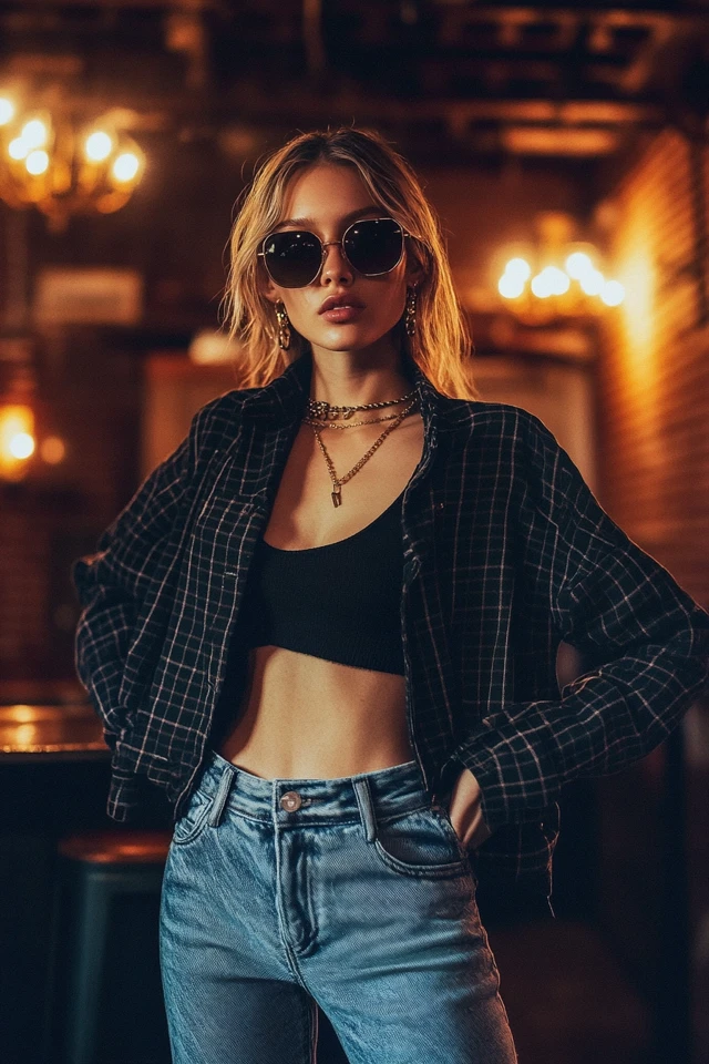 Edgy Open Mic Night Styles with Cropped Jackets: Express Yourself with Confidence - photo 4