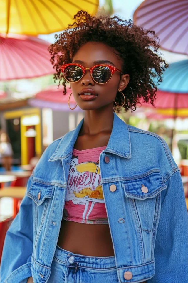 Casual Ice Cream Date Outfits with Denim Jackets: Effortless Style for Sweet Moments - photo 4