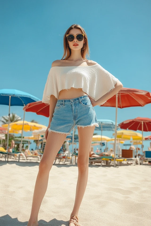 Comfortable Denim Shorts for Summer Wear - photo 4
