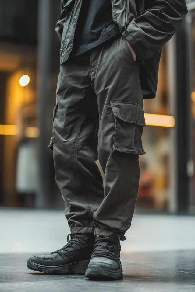 Relaxed Cargo Pants for Utility Chic - photo 4