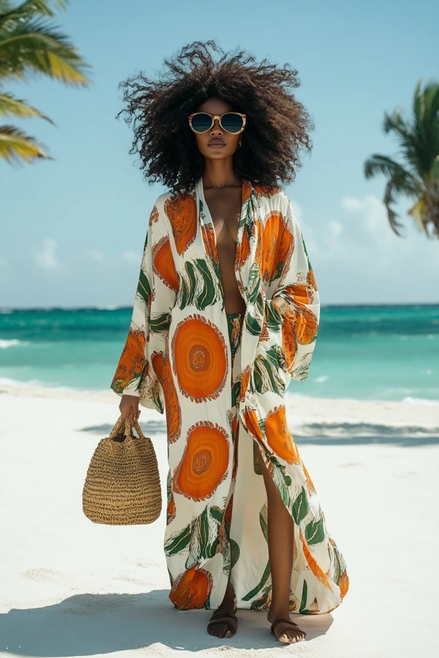 Breezy Kaftans for Vacation-Ready Outfits - photo 4
