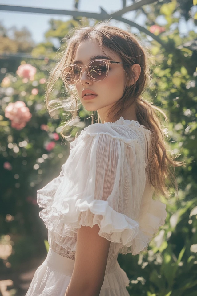 Easy Ruffle Blouses for Romantic Looks - photo 4