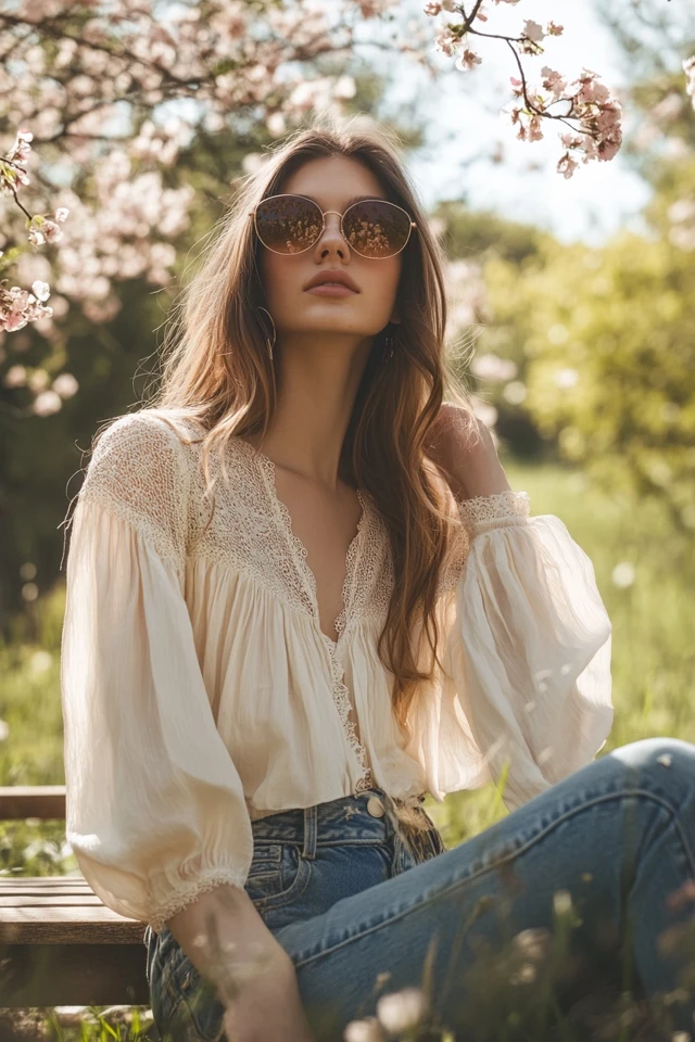 Flowy Peasant Tops for Casual Chic - photo 4