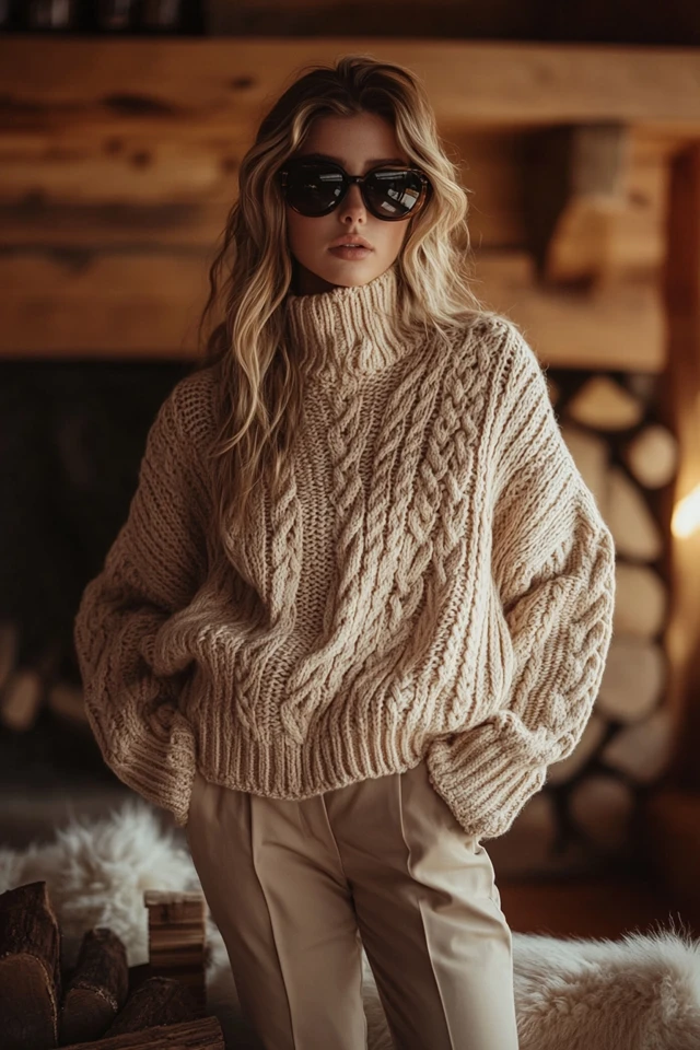 Chunky Knit Sweaters for Winter Wardrobes - photo 4