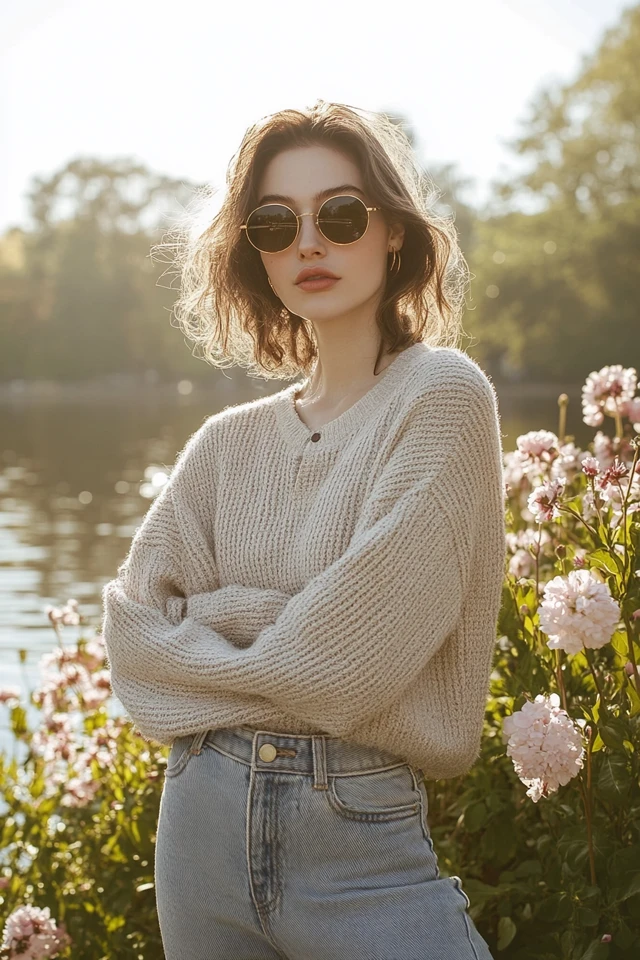 Relaxed Henley Sweaters for Cool Spring Evenings - photo 4