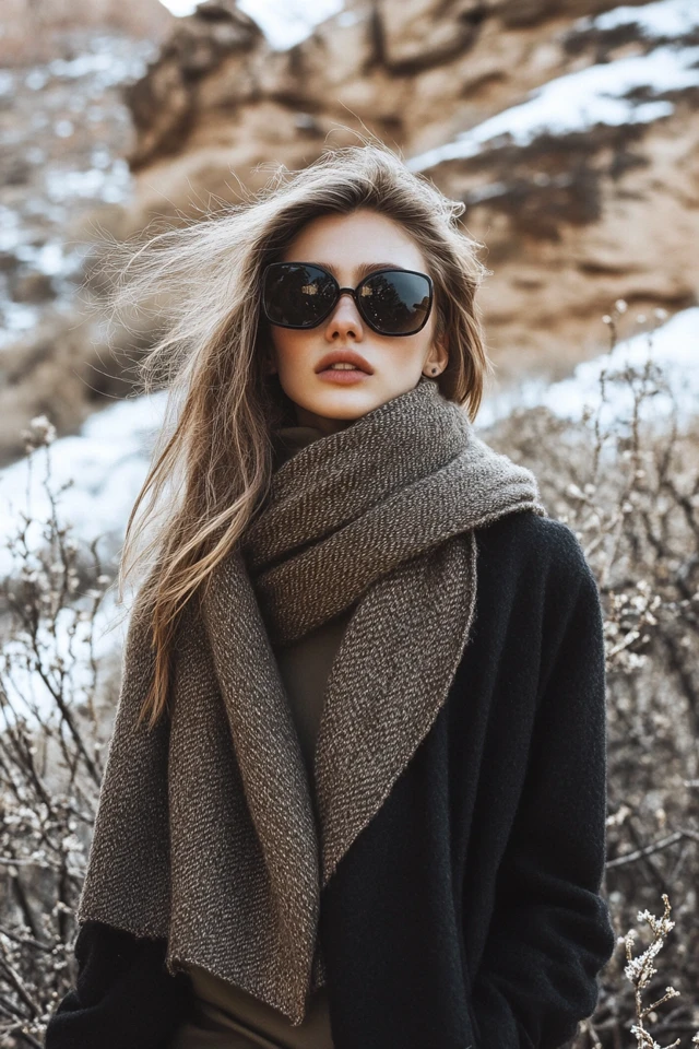 Heavy Wool Scarves for Extra Wind Chill: Warmth, Comfort, and Effortless Winter Style - photo 4