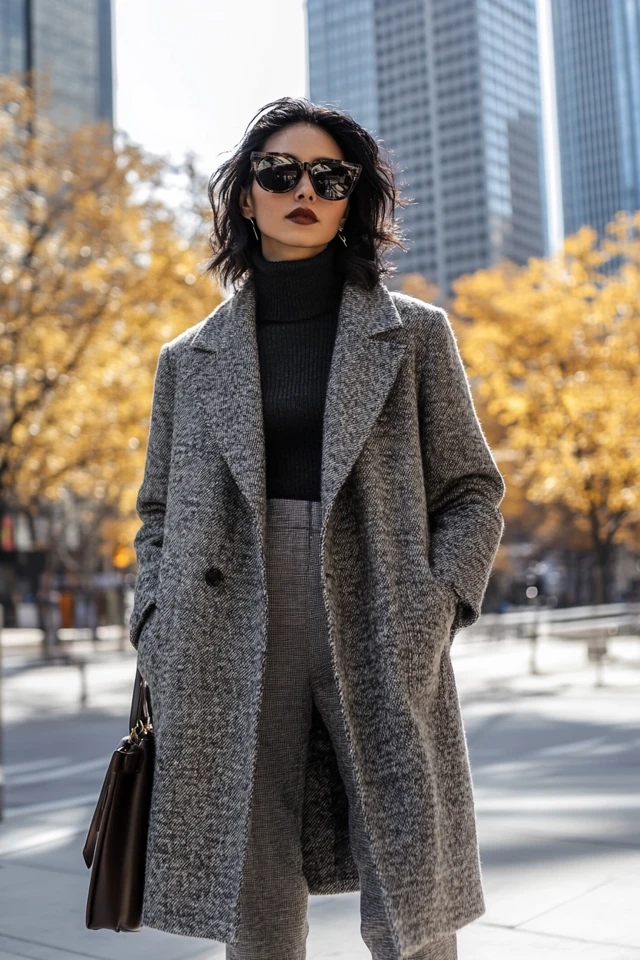 Layered Long Coats for Windy City Walks - photo 4
