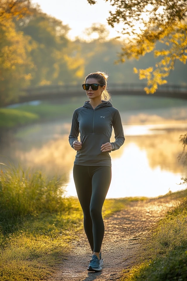 Slim Jogging Pants for Cool Morning Workouts - photo 4