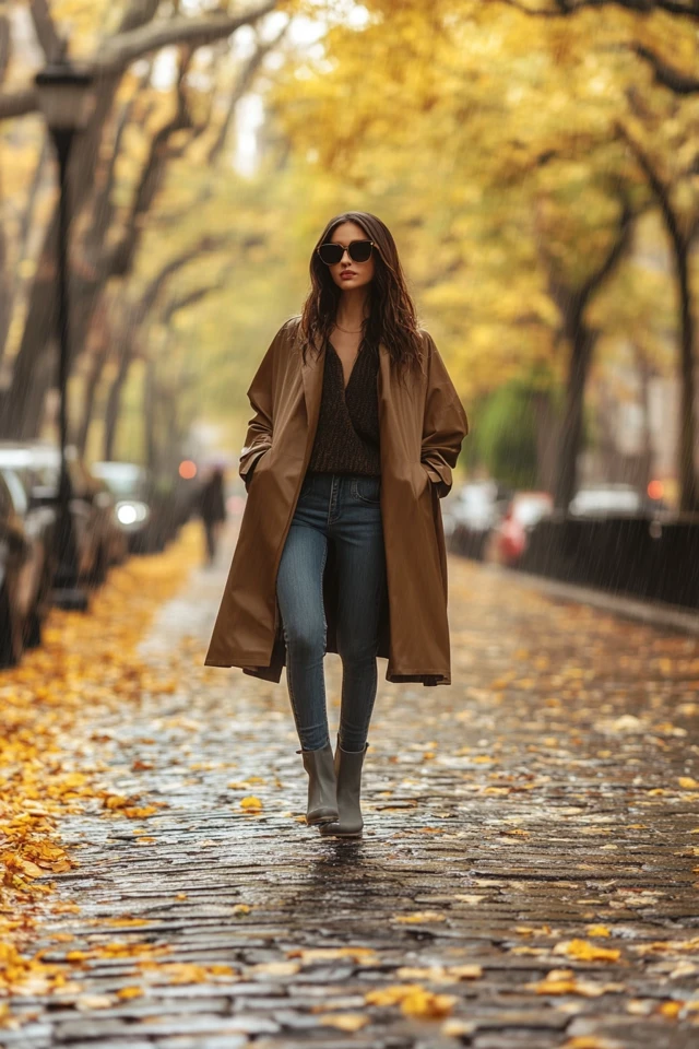 Water-Repellent Capes for Wet Fall Days - photo 4