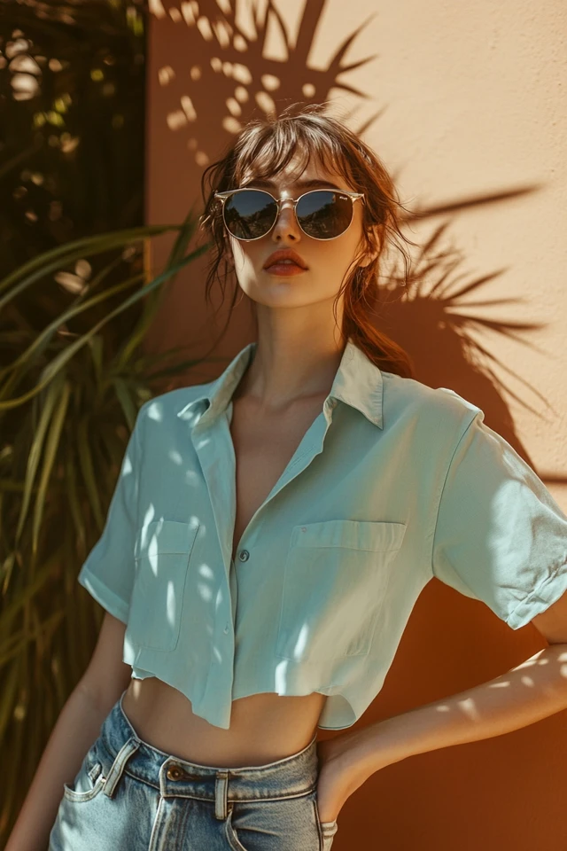 Short-Sleeve Button-Ups for Springtime Sunshine: A Breezy and Stylish Wardrobe Must-Have - photo 4