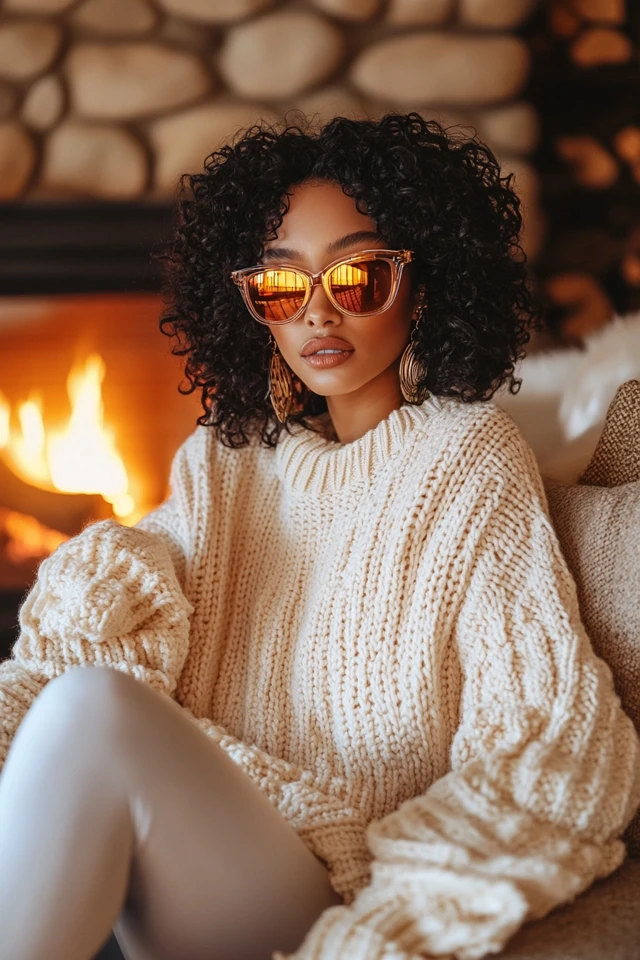 Soft Leg Warmers for Cozy Home Lounging - photo 4