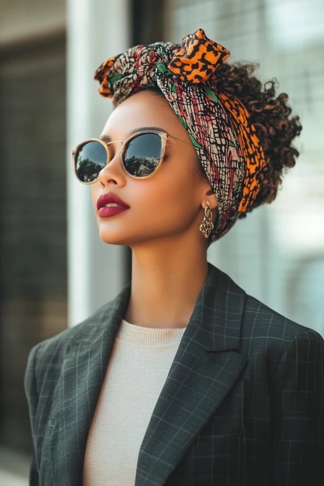 The Trendiest Hair Scarves and How to Tie Them - photo 4