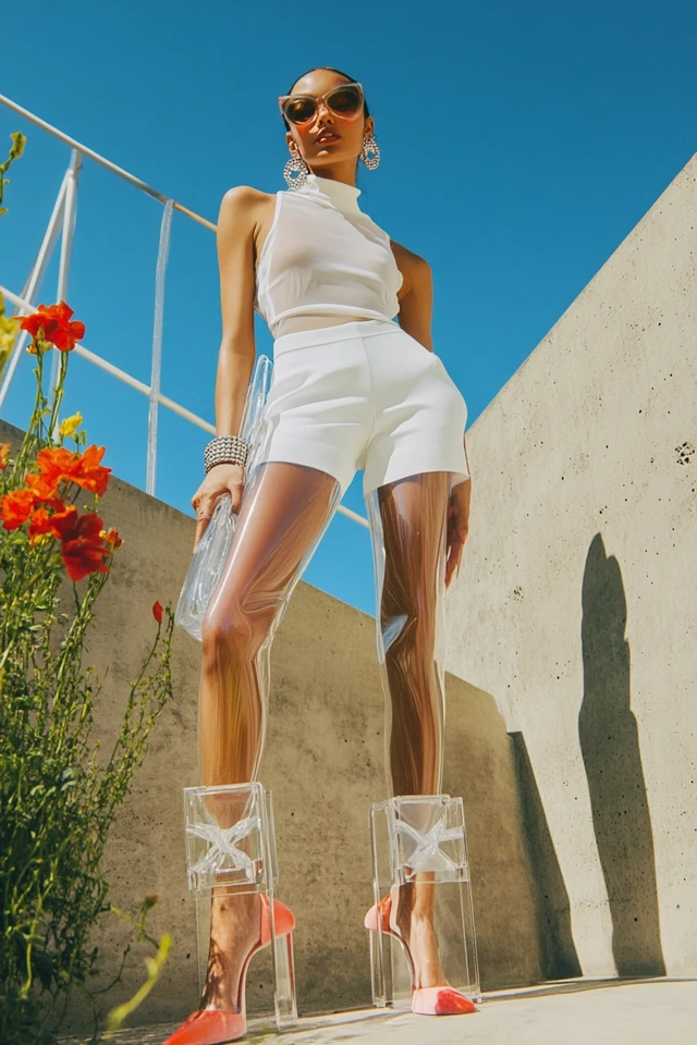 Styling Transparent Heels with Matching Accessories - photo 4