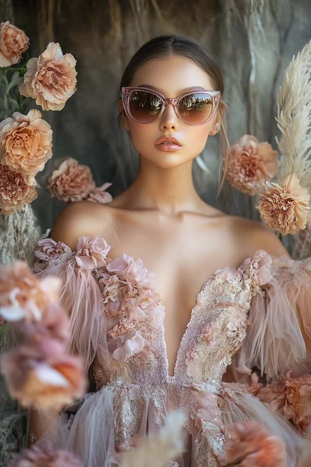 Champagne and Mauve Combinations for Elegant Gowns - photo 4
