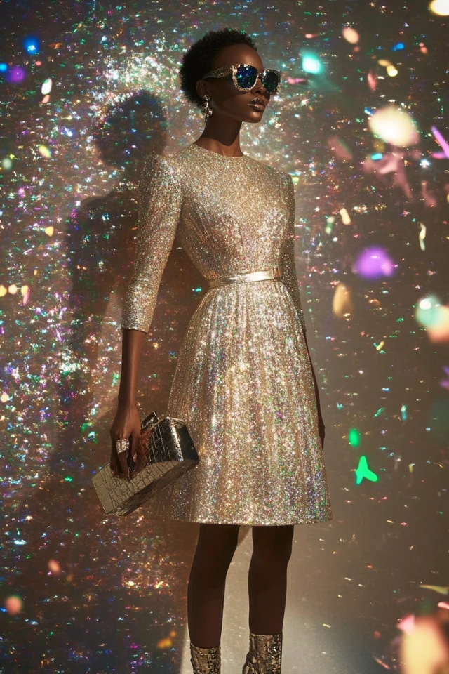 Sparkly Shoes and Dresses for Holiday Galas - photo 4