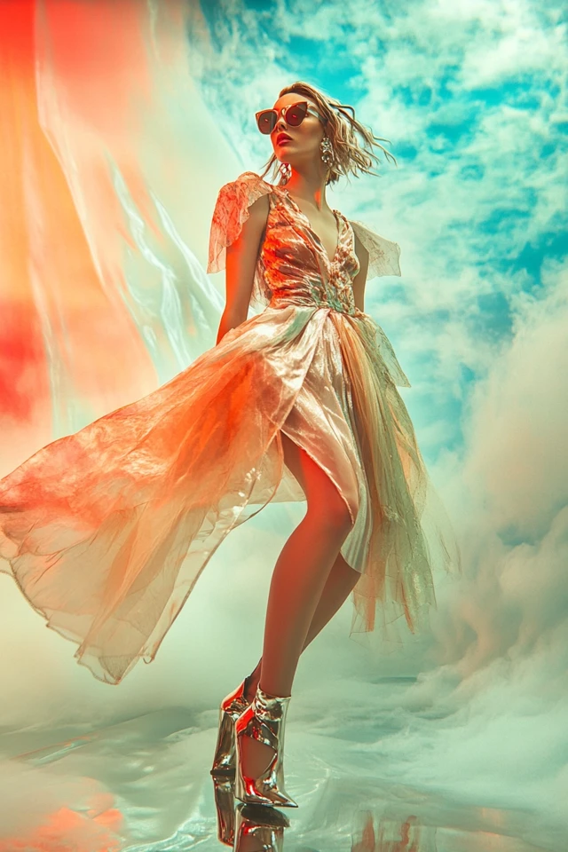 Satin and Sheer Panel Combinations for Unique Dresses - photo 4
