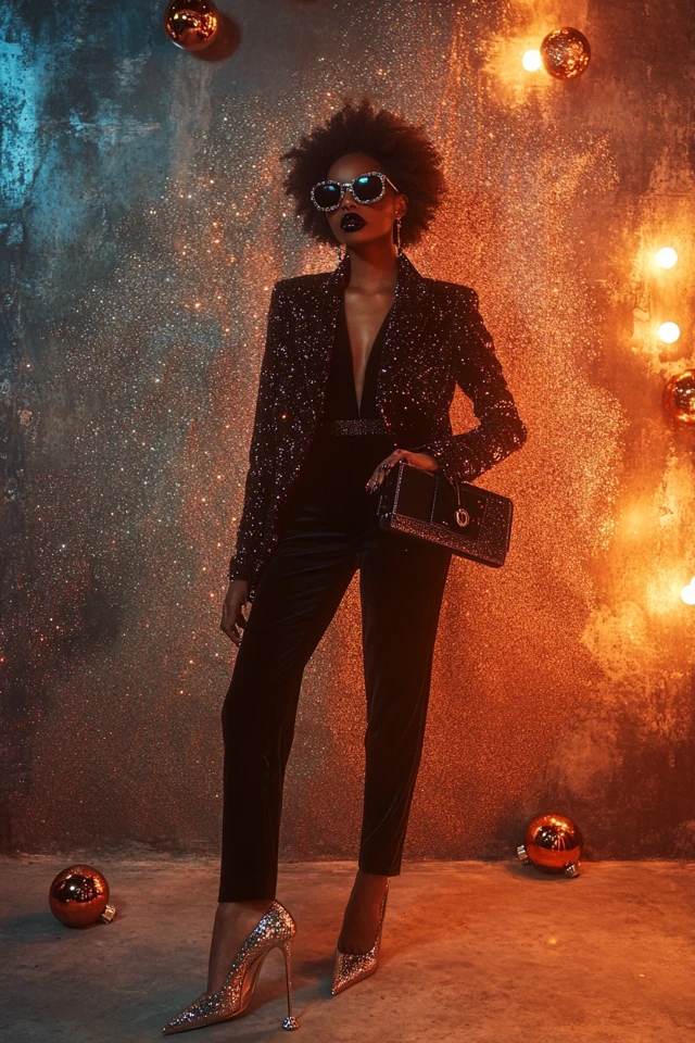 Velvet and Sequined Accessories for Luxe Outfits - photo 4