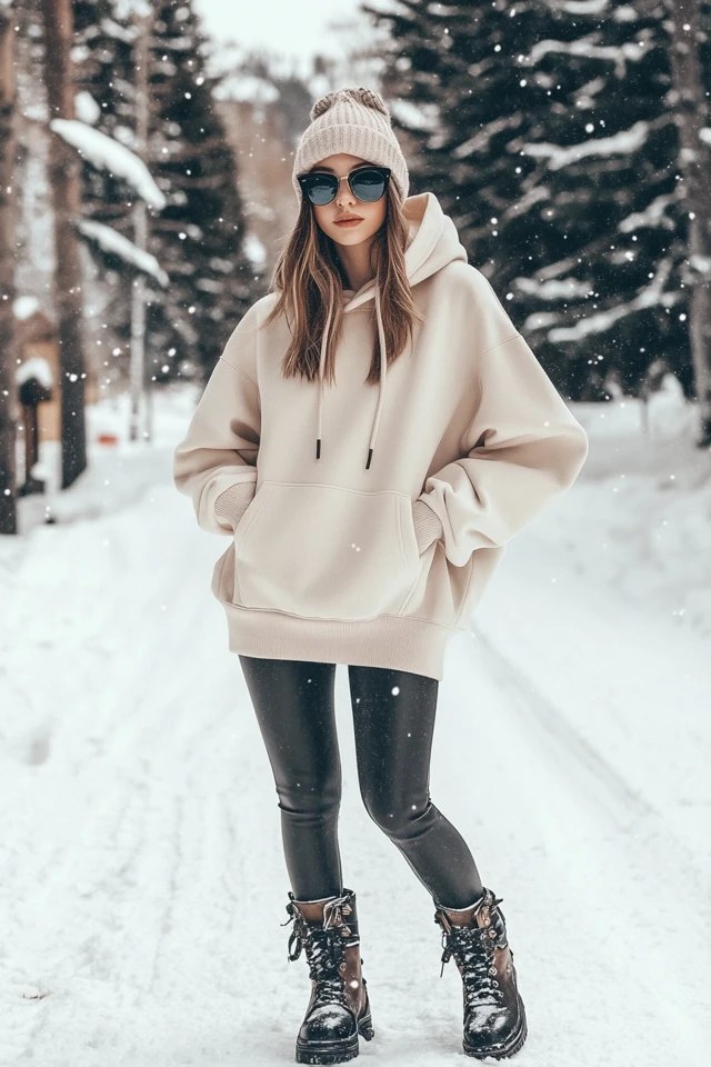 Oversized Hoodies with Boots for Winter Coziness - photo 4