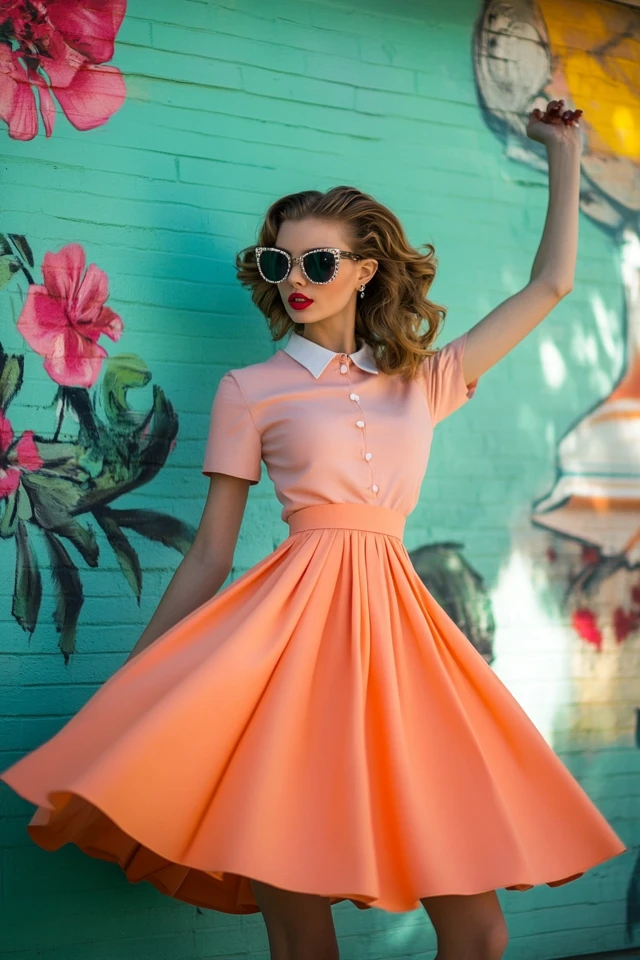 Circle Skirts for Swingy, Retro Style - photo 4