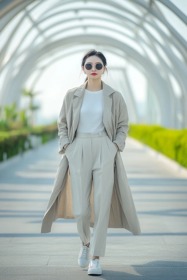 Minimalist Evening Walk Outfits with Simple Layers - photo 4