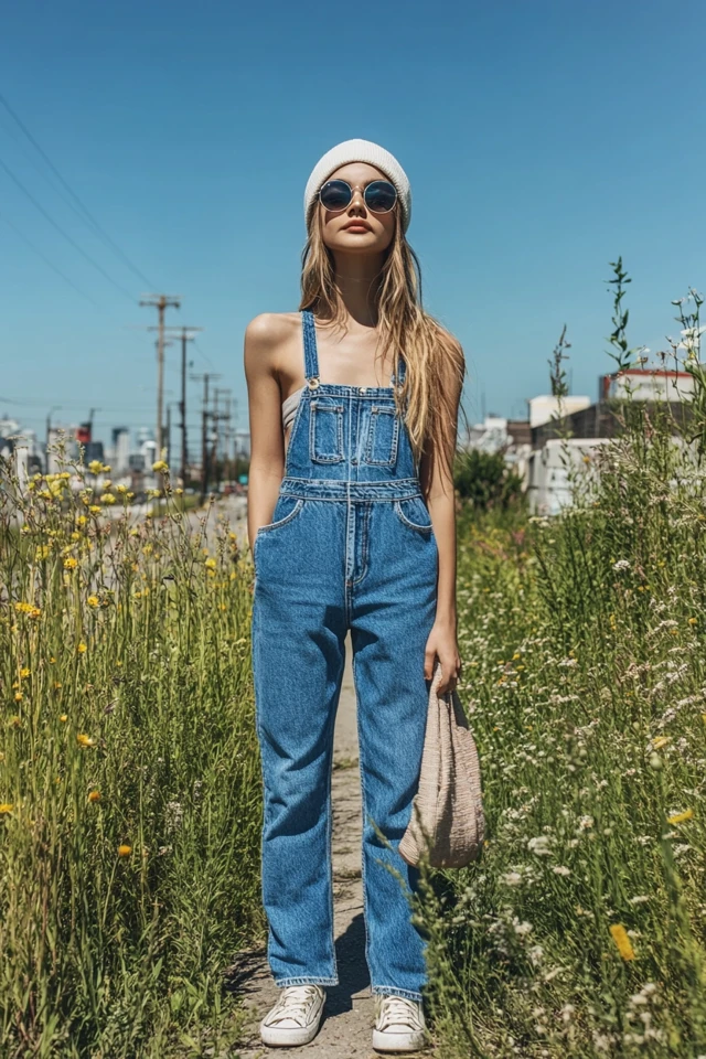 Relaxed Denim Overalls for Weekend Wear - photo 4