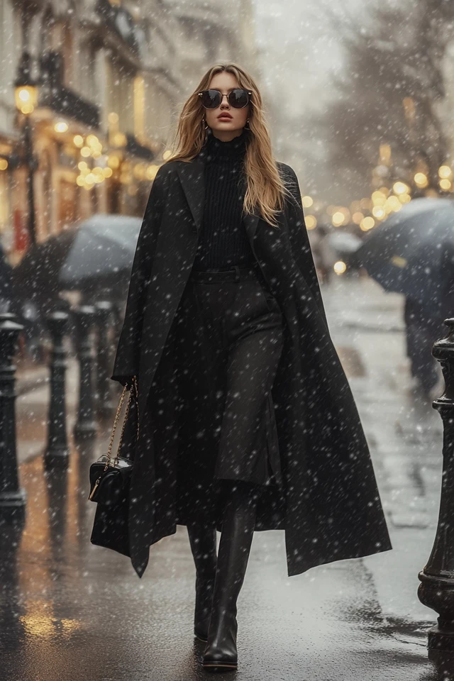 Sleek Trench Capes for Wet Winter Days - photo 4