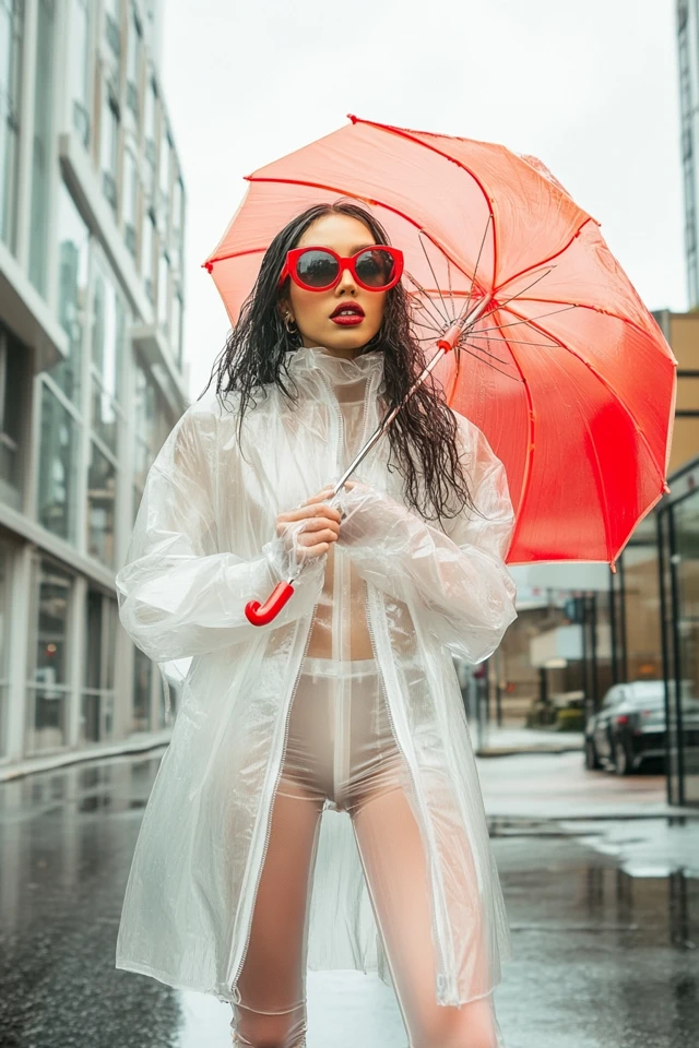 Transparent Raincoats for Stylish Showers - photo 4