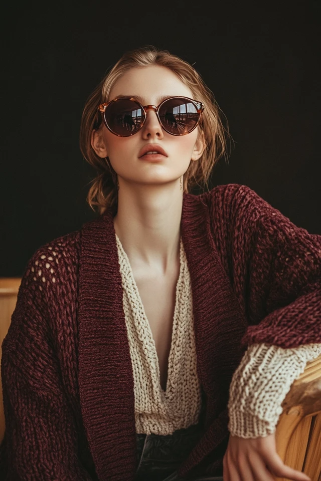 Chocolate and Burgundy Pairings for Cozy Knitwear: A Warm and Elegant Duo - photo 4
