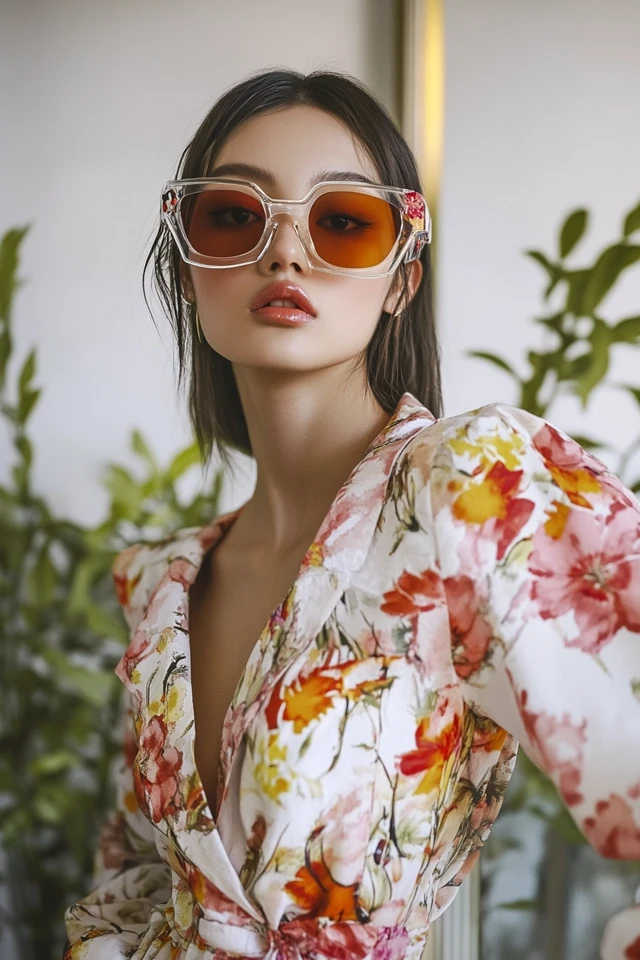 Mixing Floral Accessories with Contemporary Outfits - photo 7