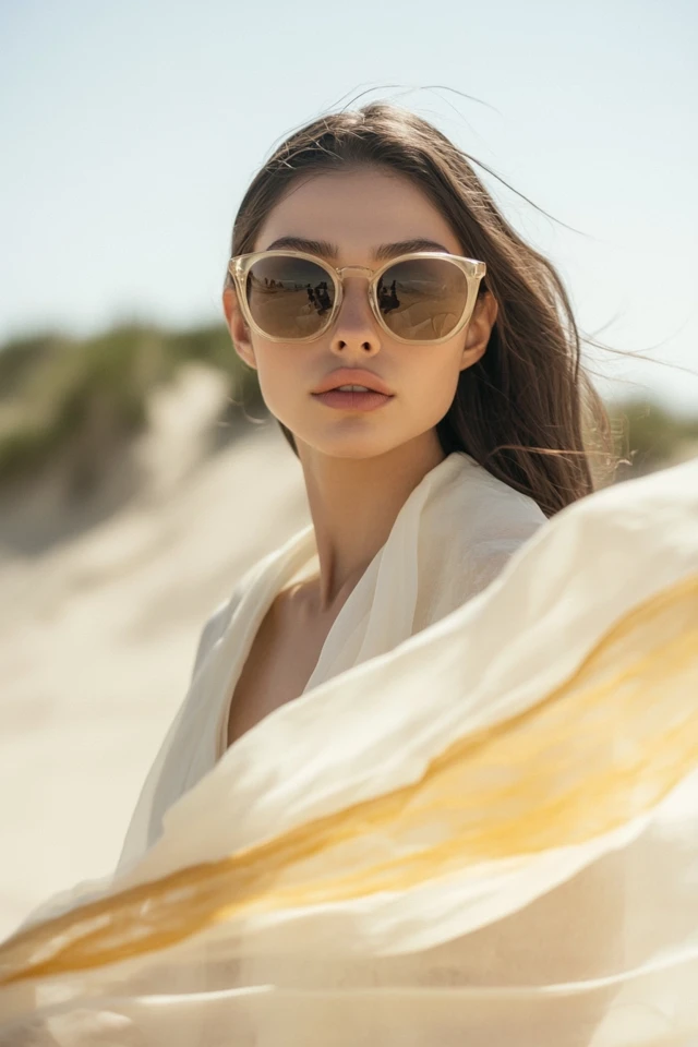 Gold and White Outfits for Beach Weddings: Effortless Elegance by the Sea - photo 4