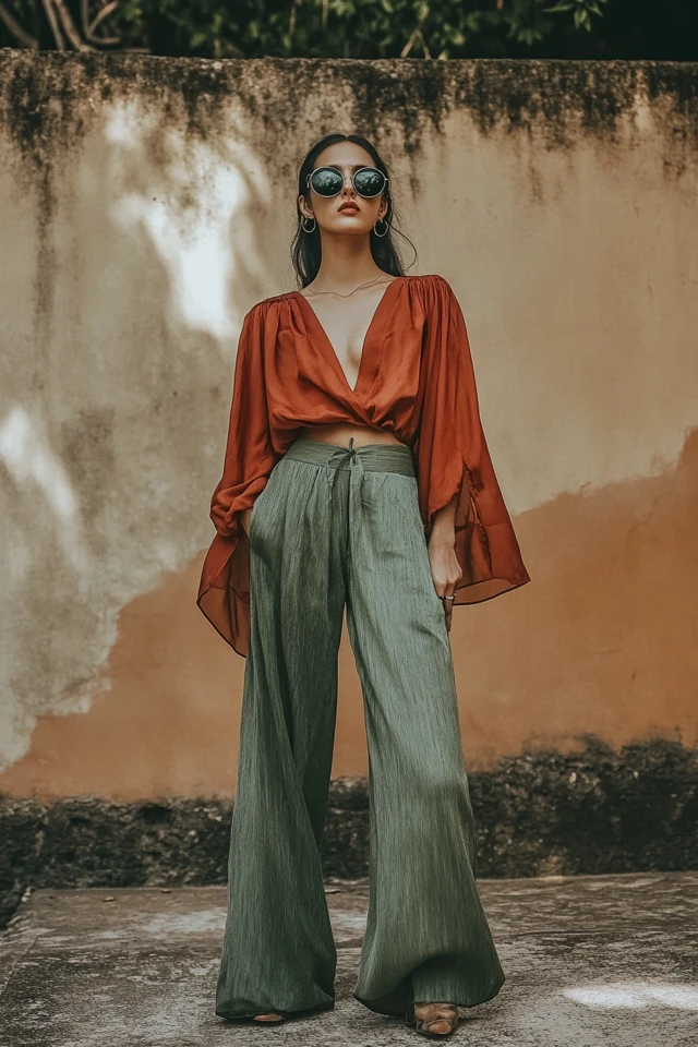 Rust and Sage Green Outfits for Earthy Looks - photo 4