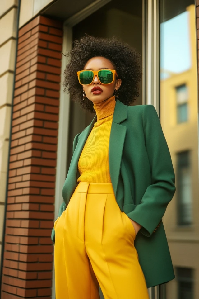Pairing Lemon Yellow and Forest Green for Bold Outfits - photo 4