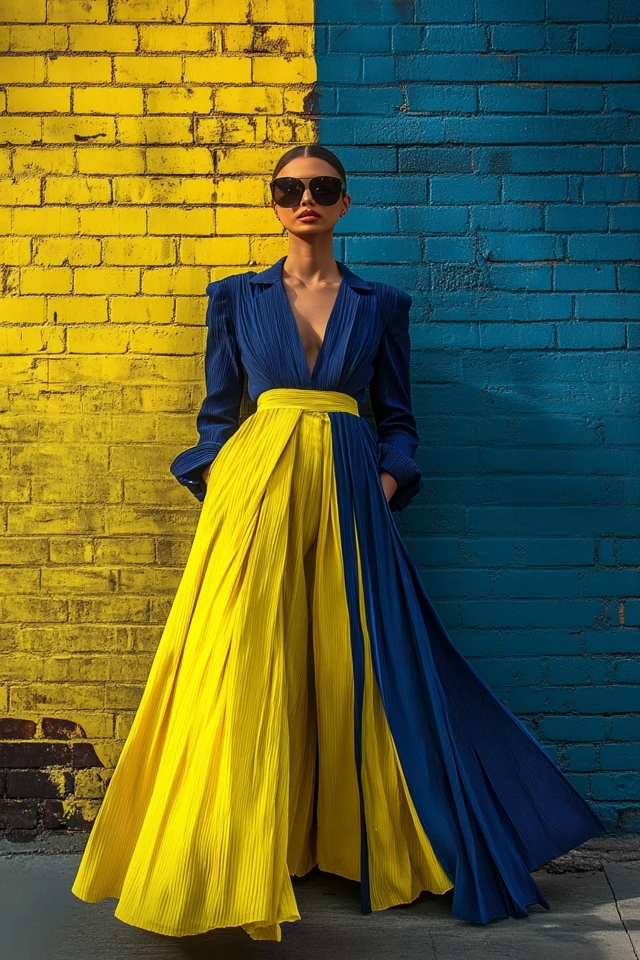 Mixing Cobalt Blue and Lemon Yellow for Bold Dresses: A Vibrant Guide to Standout Style - photo 5