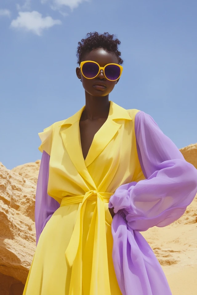 Bright Yellow and Soft Lavender Pairings for Sundresses - photo 4