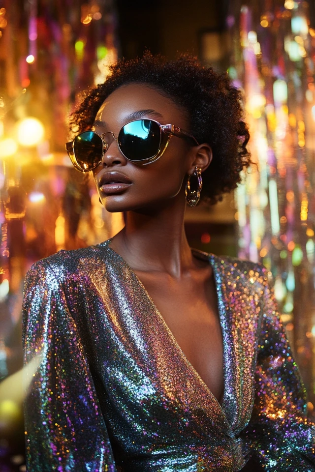 Metallic Wrap Dresses for New Year Countdown Parties - photo 4