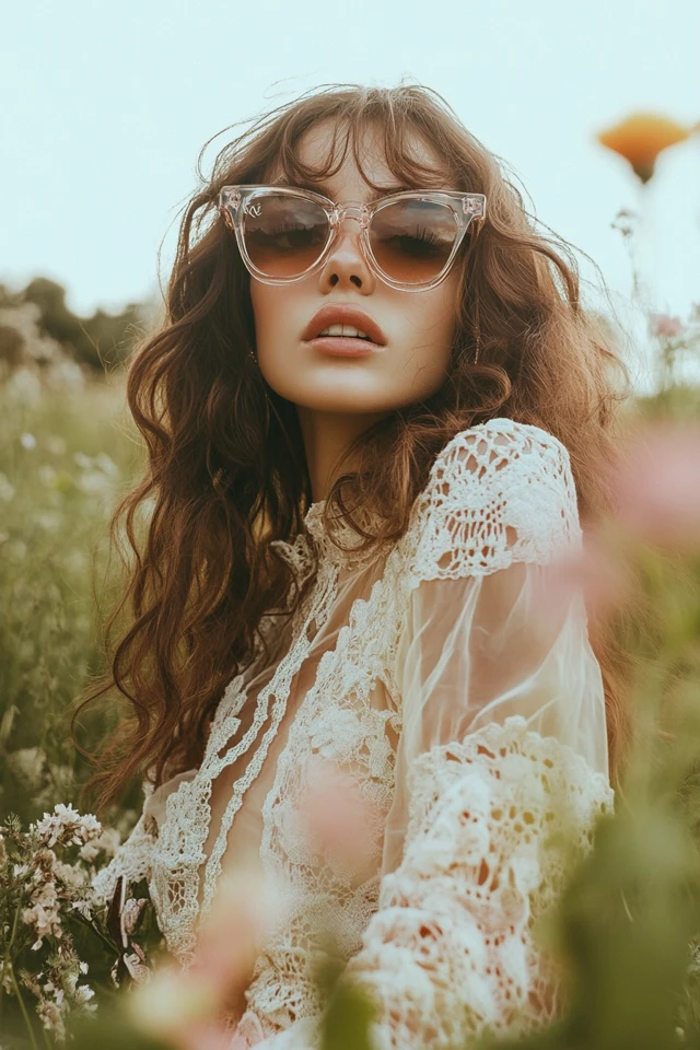 How to Pair Satin and Crochet in Bohemian Looks - photo 3