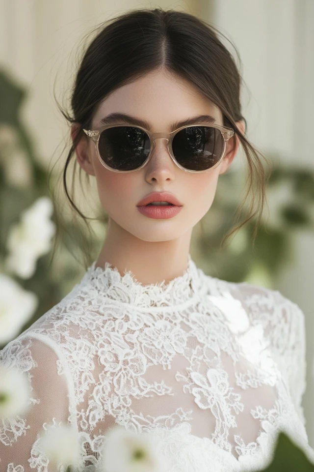 Lace and Chiffon Combinations for Romantic Bridal Looks - photo 4