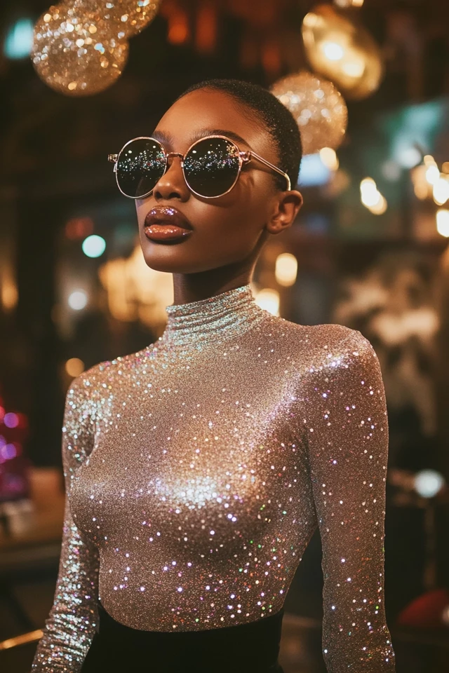 Glittery Tops for Winter Holiday Glam - photo 4