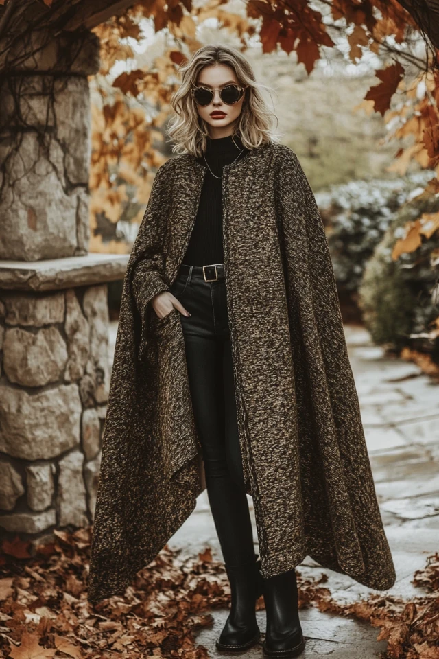 Statement Capes for Bold Fall Outfits - photo 4