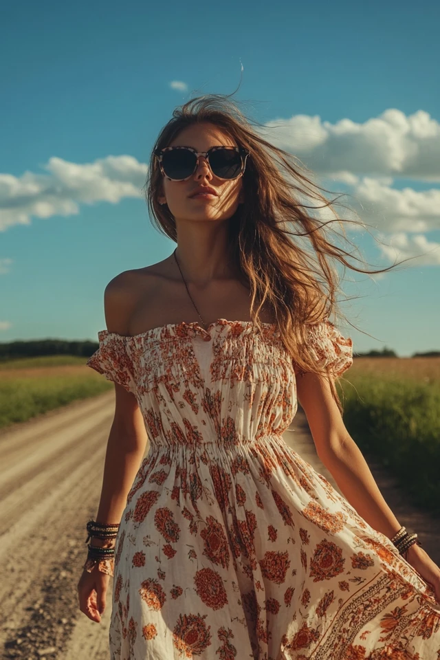 Bohemian Maxi Dresses for Spring Road Trips - photo 4